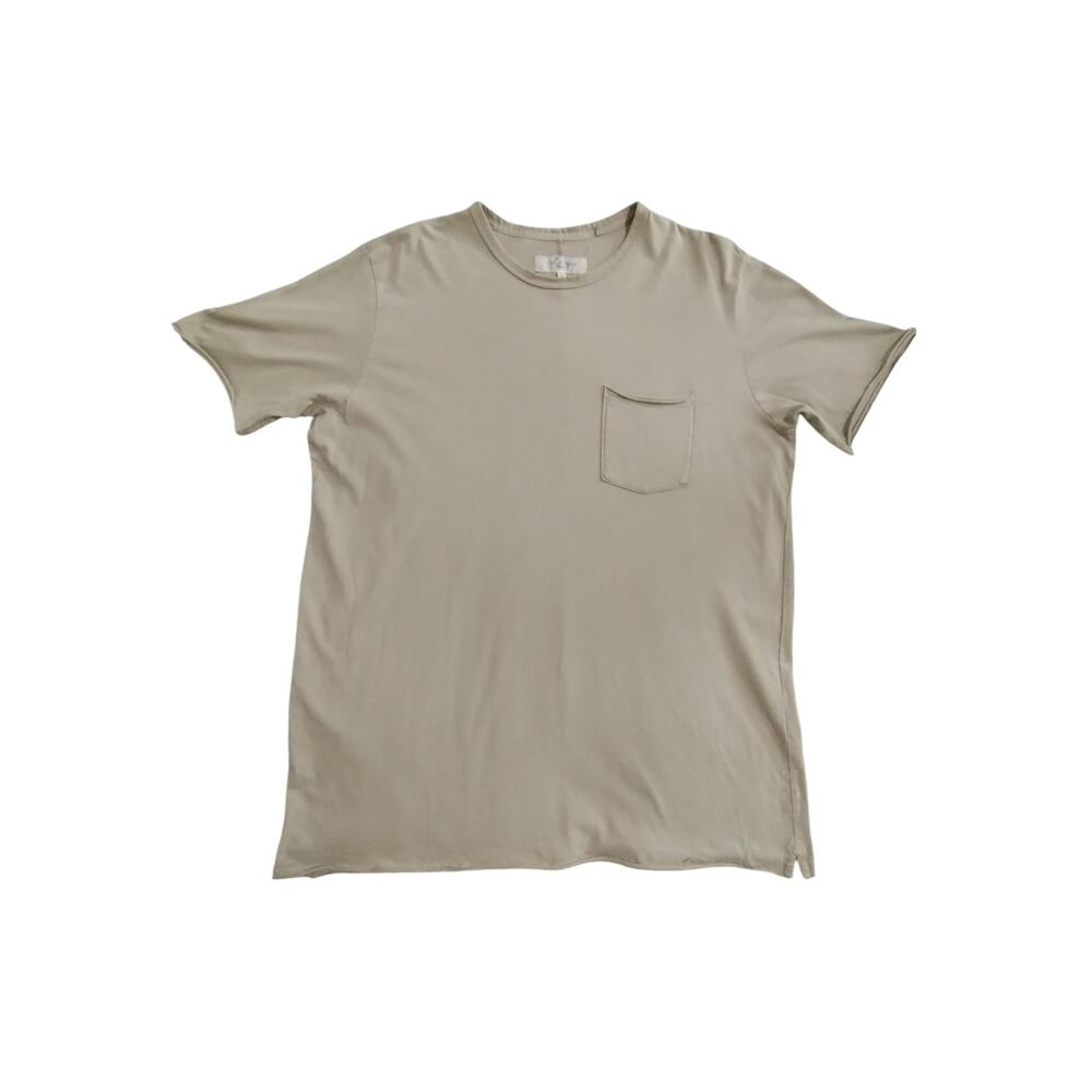 Rag & Bone Mens Size‎ L Miles Organic Cotton Principle Jersey Luxury Grunge Tee